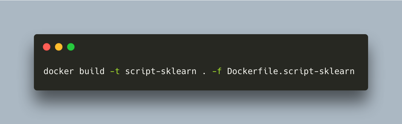 docker-build-sklearn