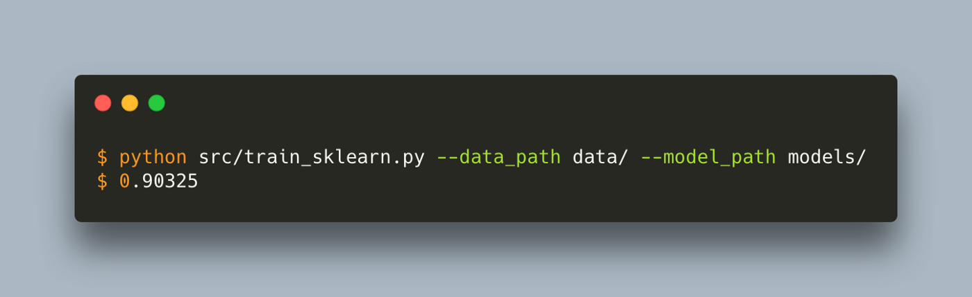run-train-sklearn