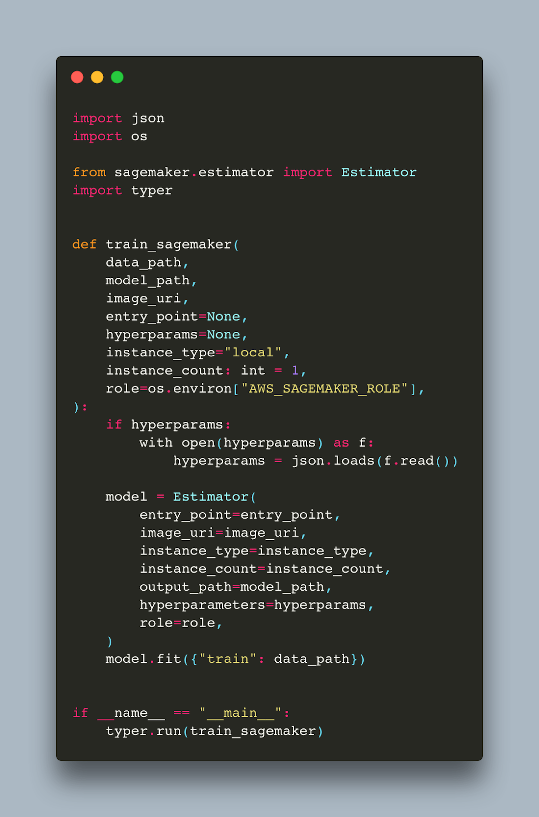 sagemaker-train-estimator